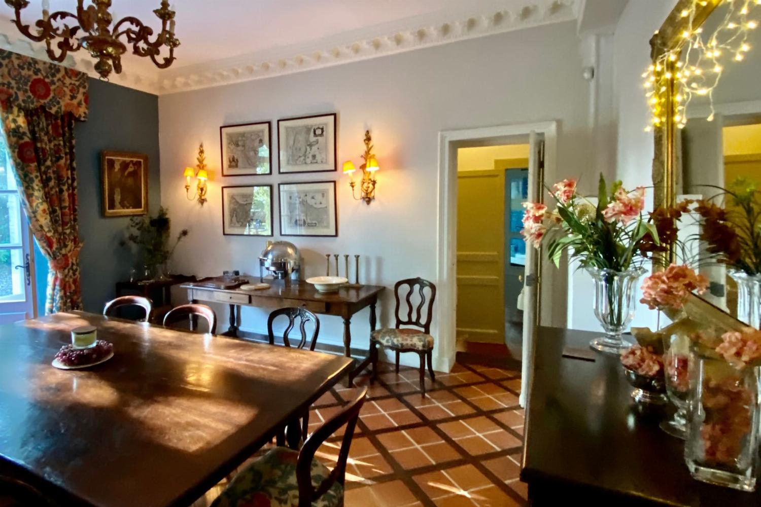 Dining room | Holiday château in côte basque