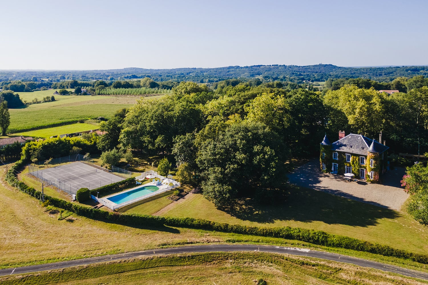 Holiday château in côte basque with private pool