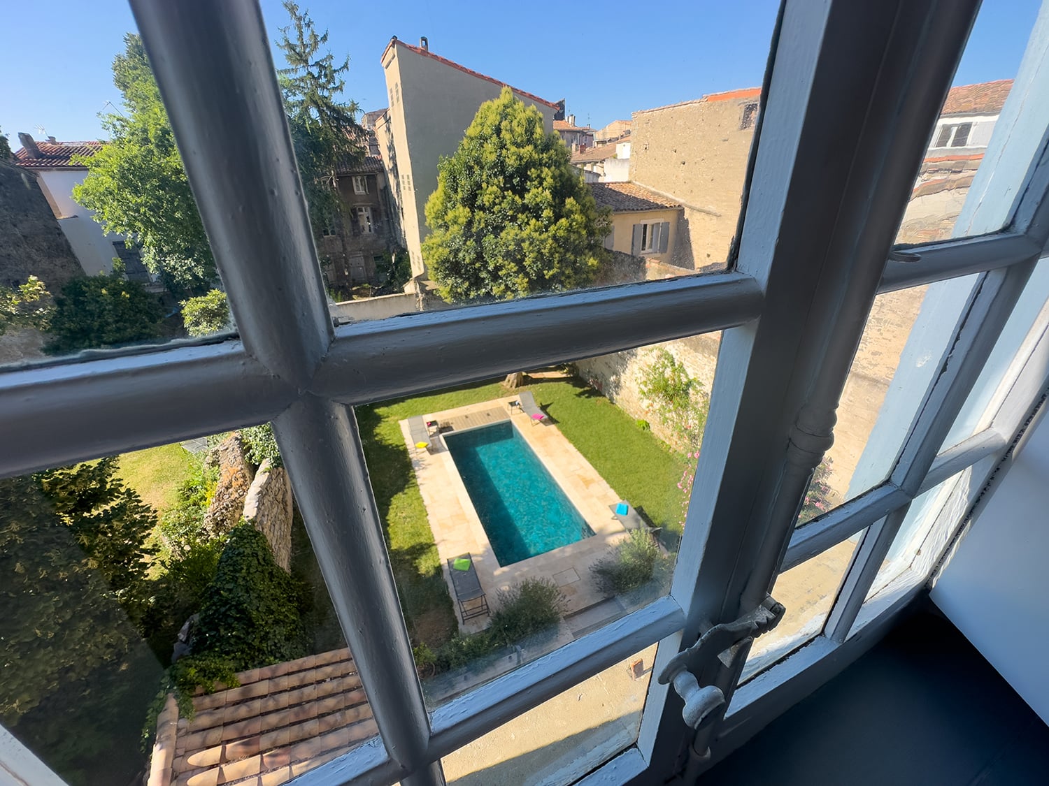 View from bedroom window