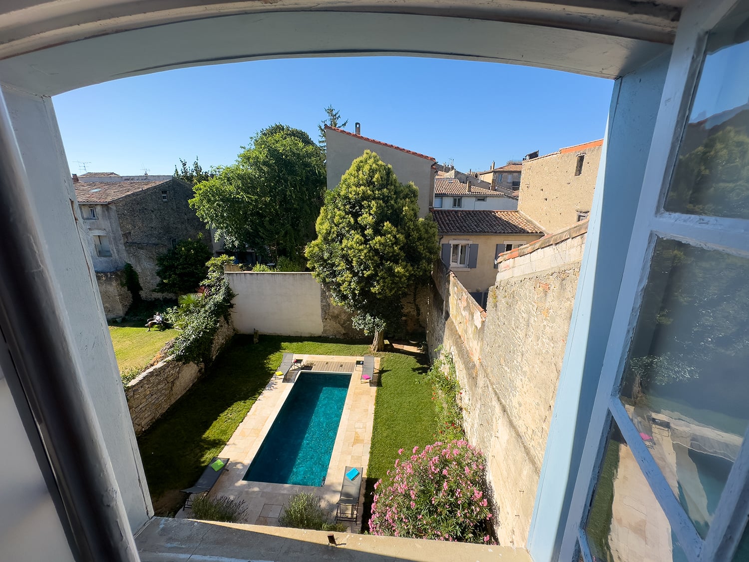 View from bedroom window