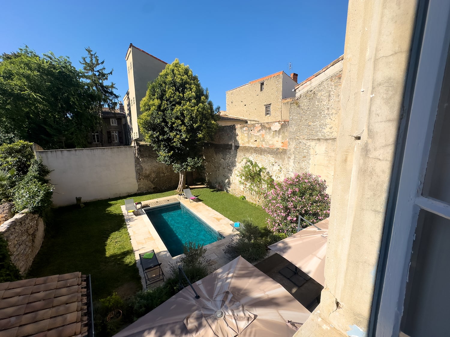 View from bedroom window