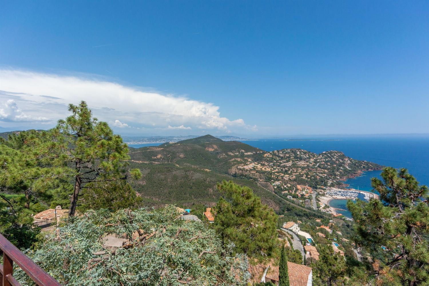 Mediterranean sea view in Provence