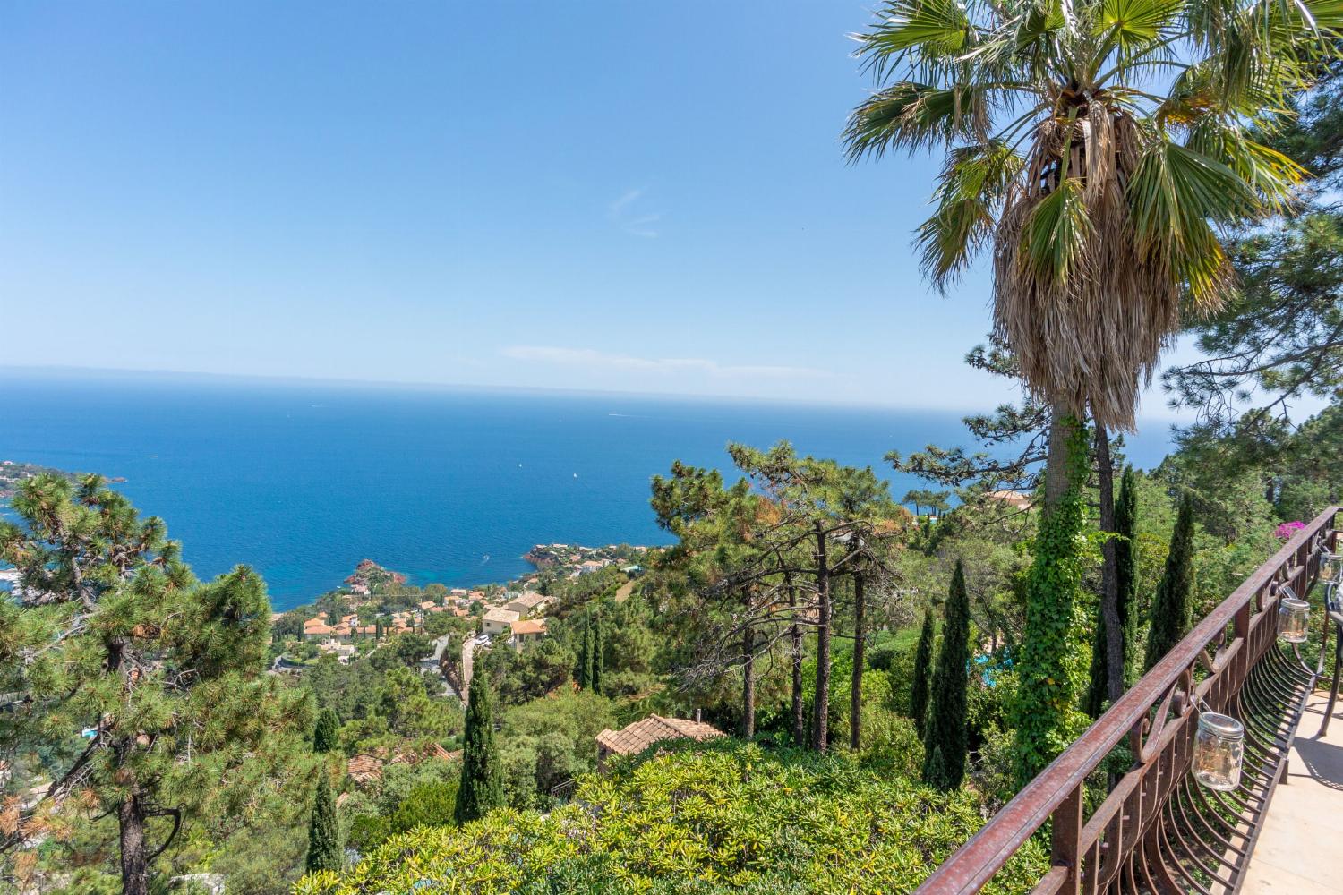 Mediterranean sea view in Provence