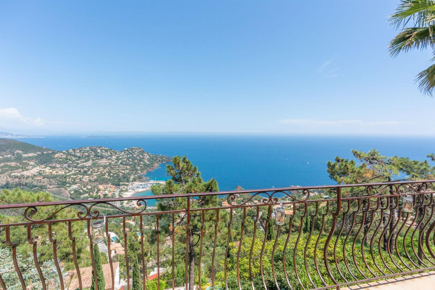 Mediterranean sea view in Provence