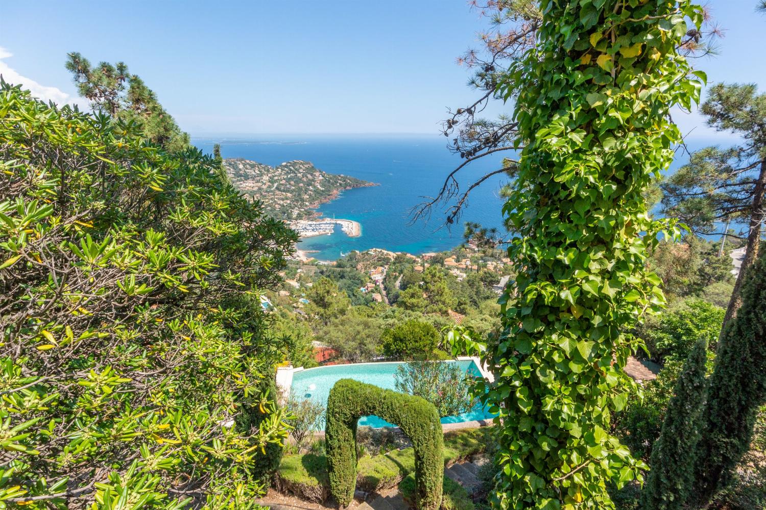 Mediterranean sea view in Provence