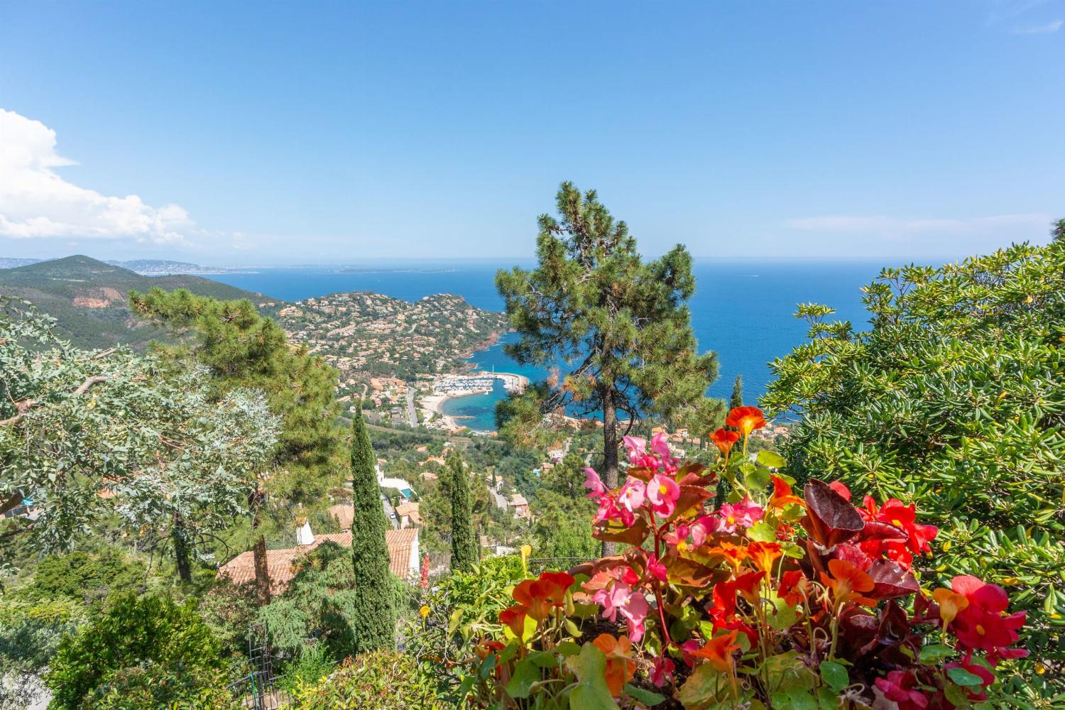 Mediterranean sea view in Provence