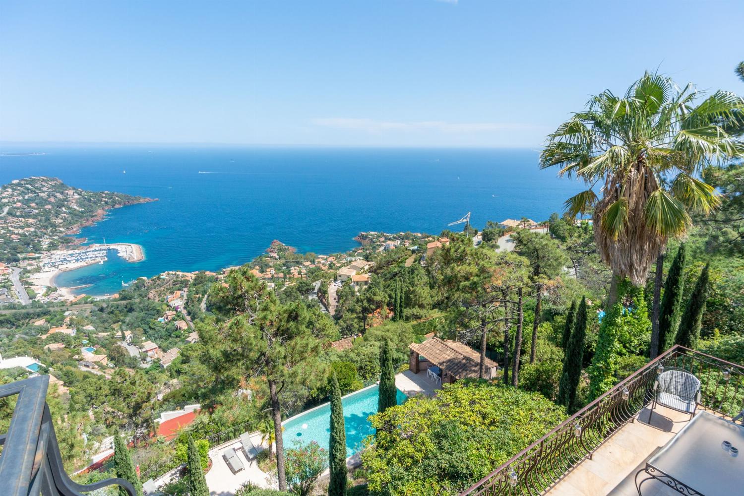 Mediterranean sea view in Provence