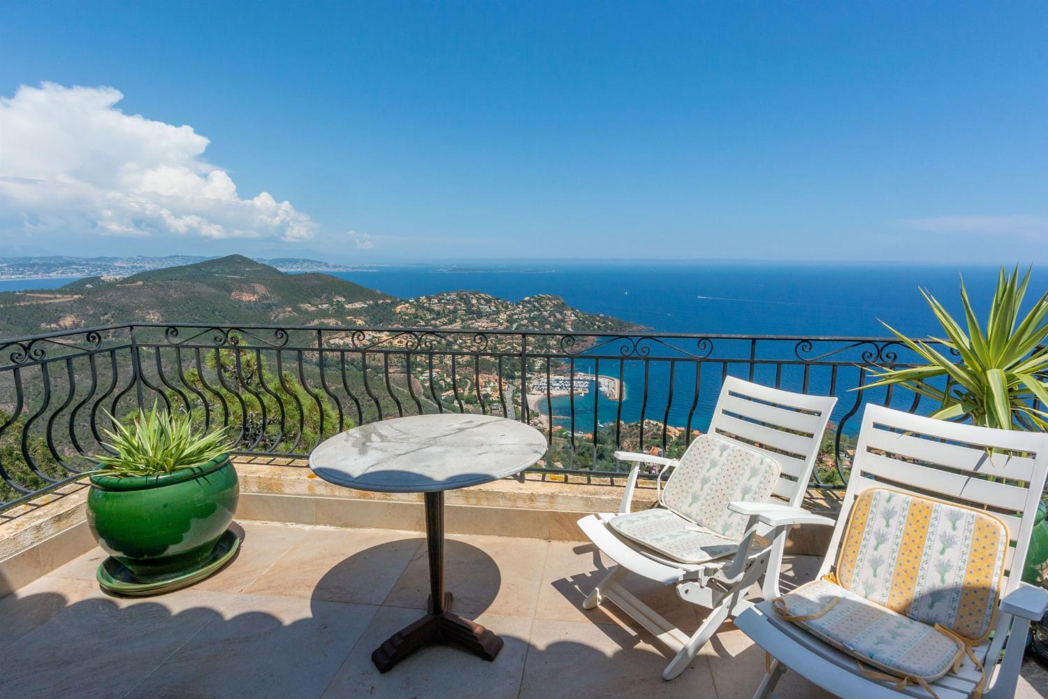 Mediterranean sea view in Provence