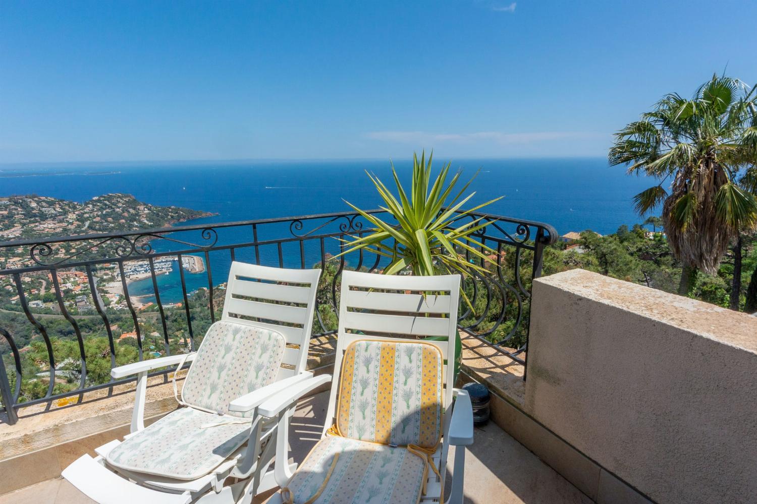 Mediterranean sea view in Provence