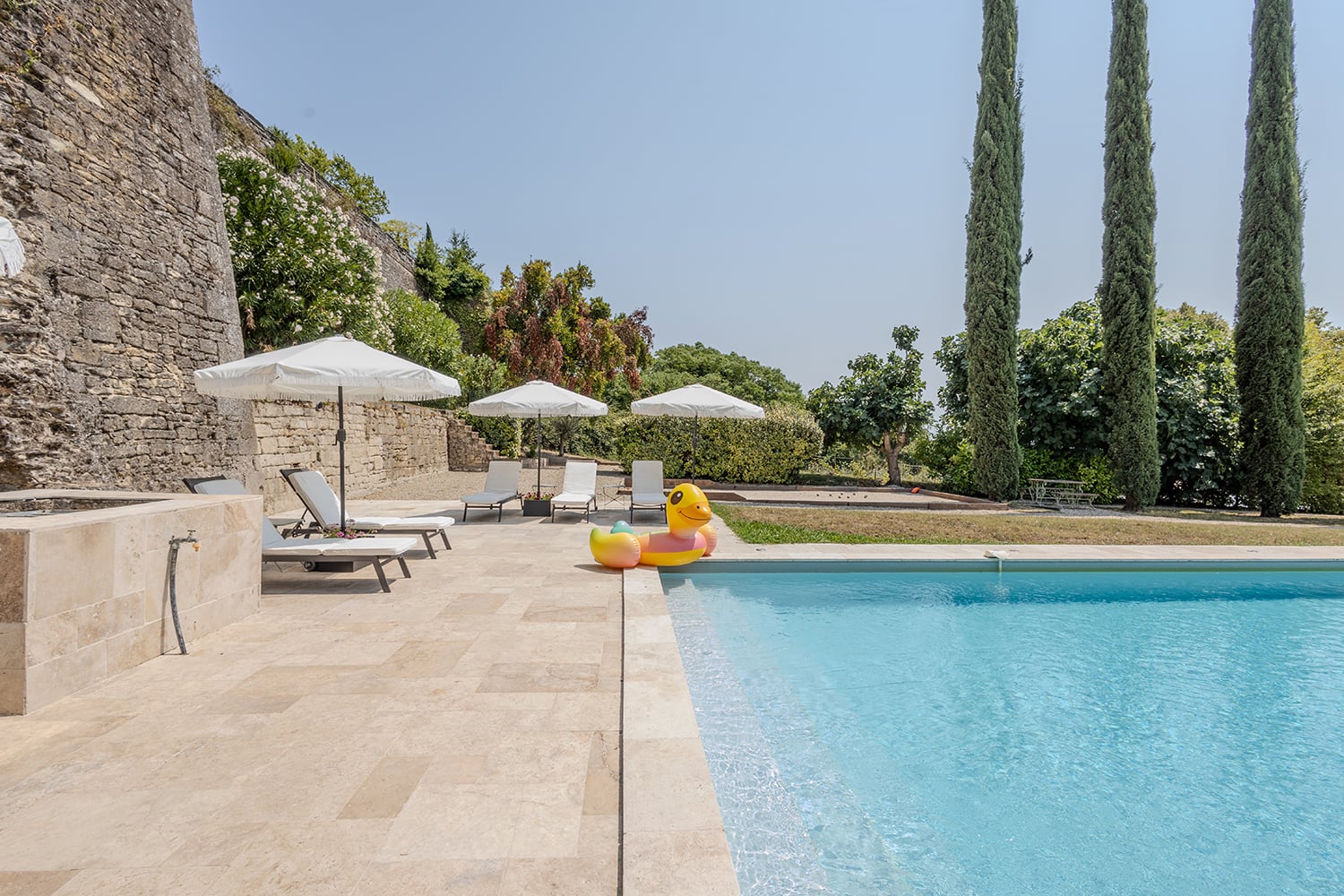 Private heated pool Private heated pool