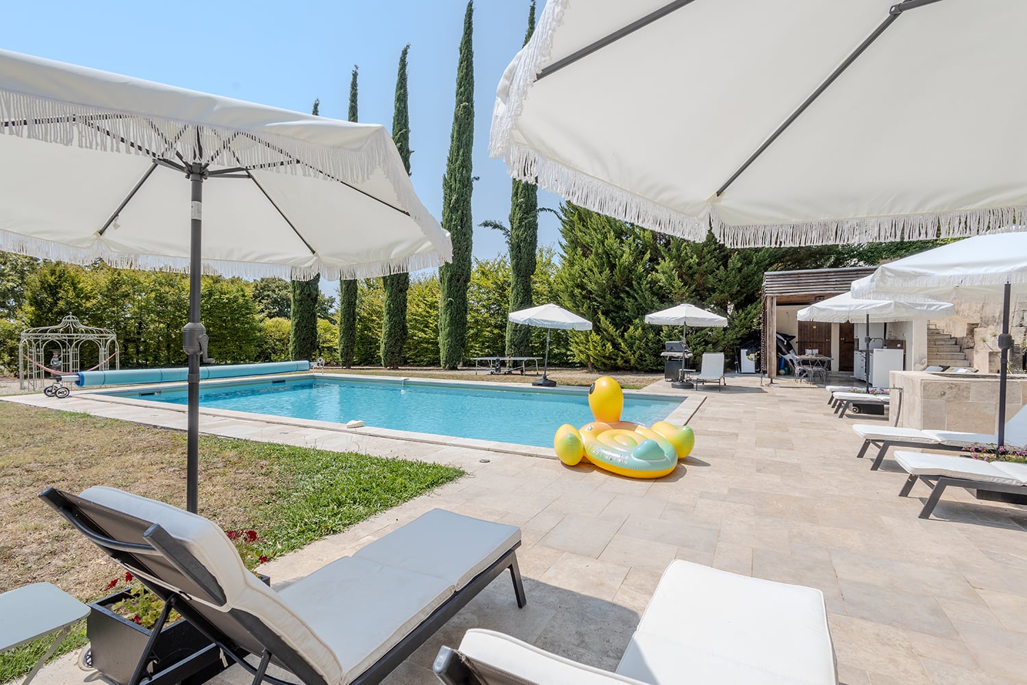 Private heated pool Private heated pool