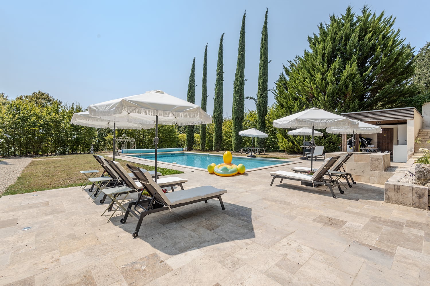Private heated pool Private heated pool