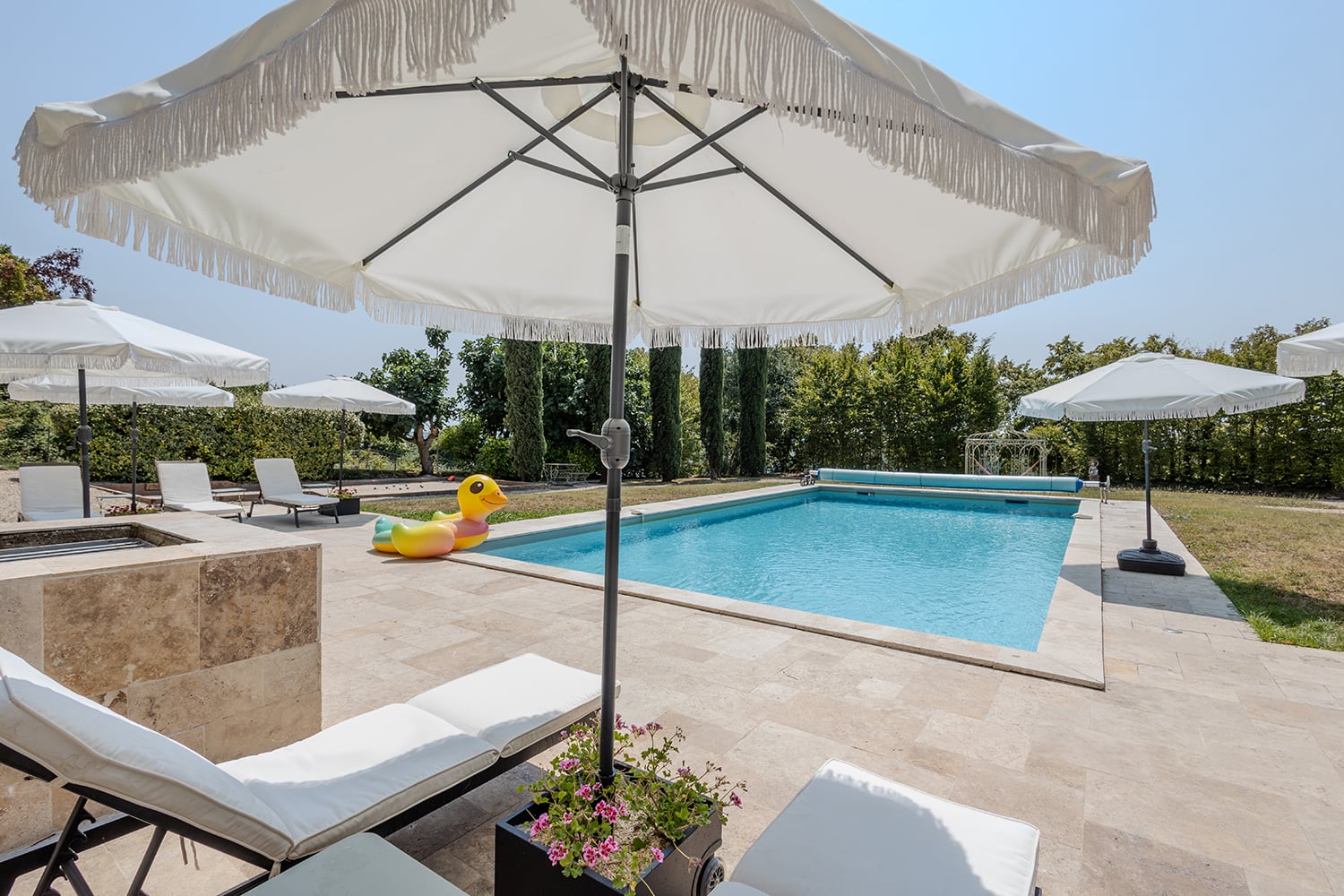 Private heated pool Private heated pool