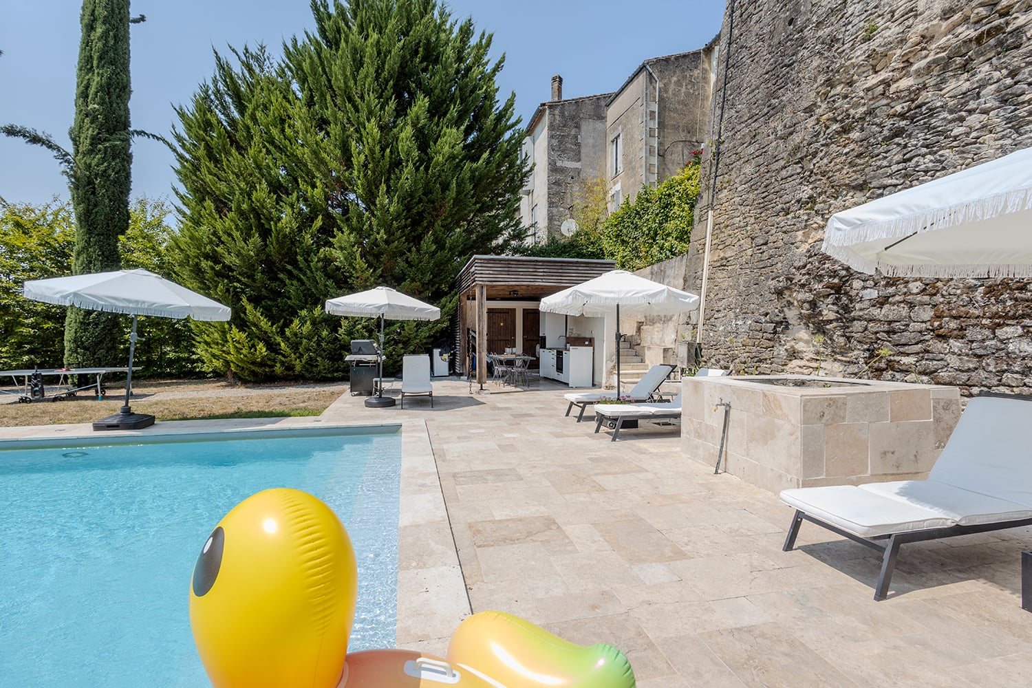 Private heated pool Private heated pool
