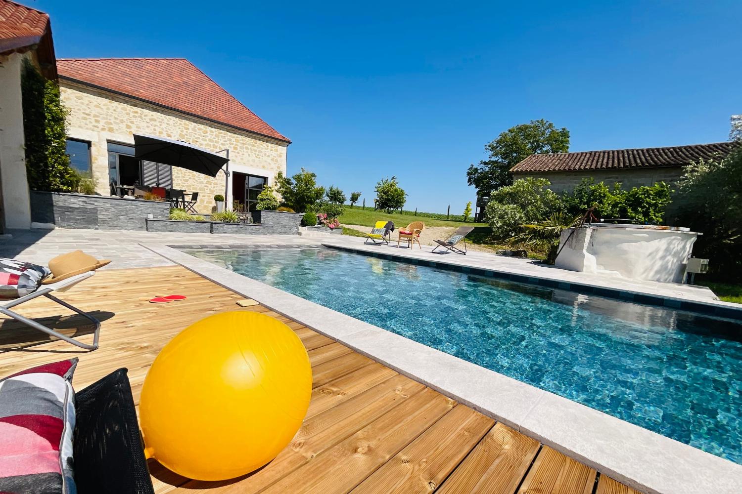 Holiday home in Lot-et-Garonne with private heated pool