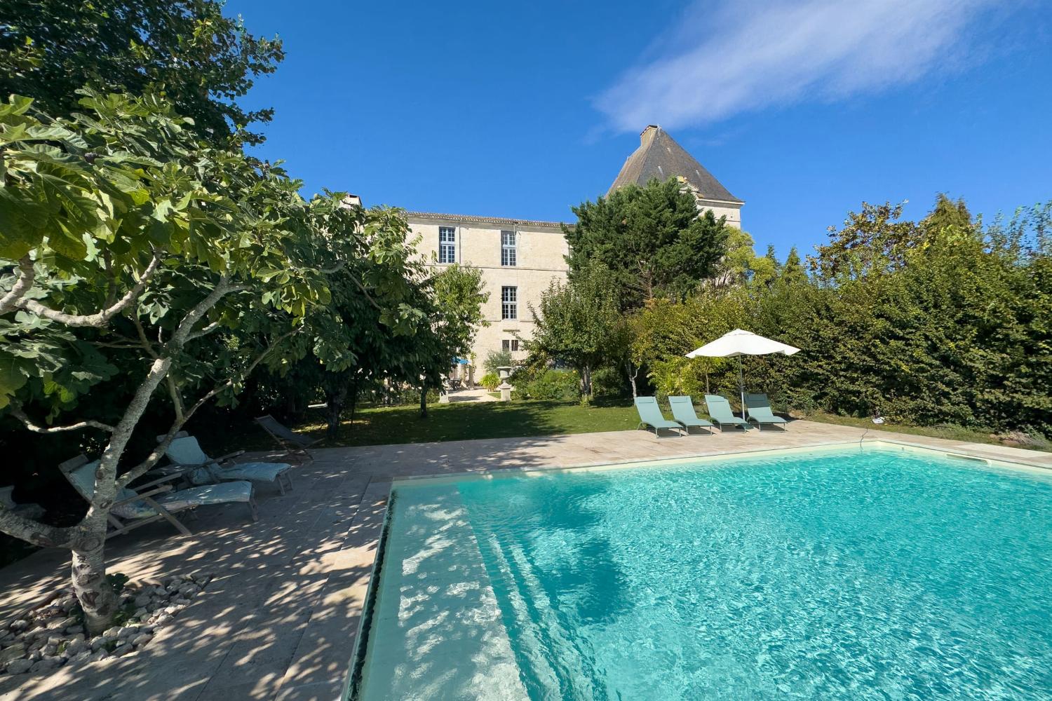 Holiday château in Nouvelle-Aquitaine with private pool