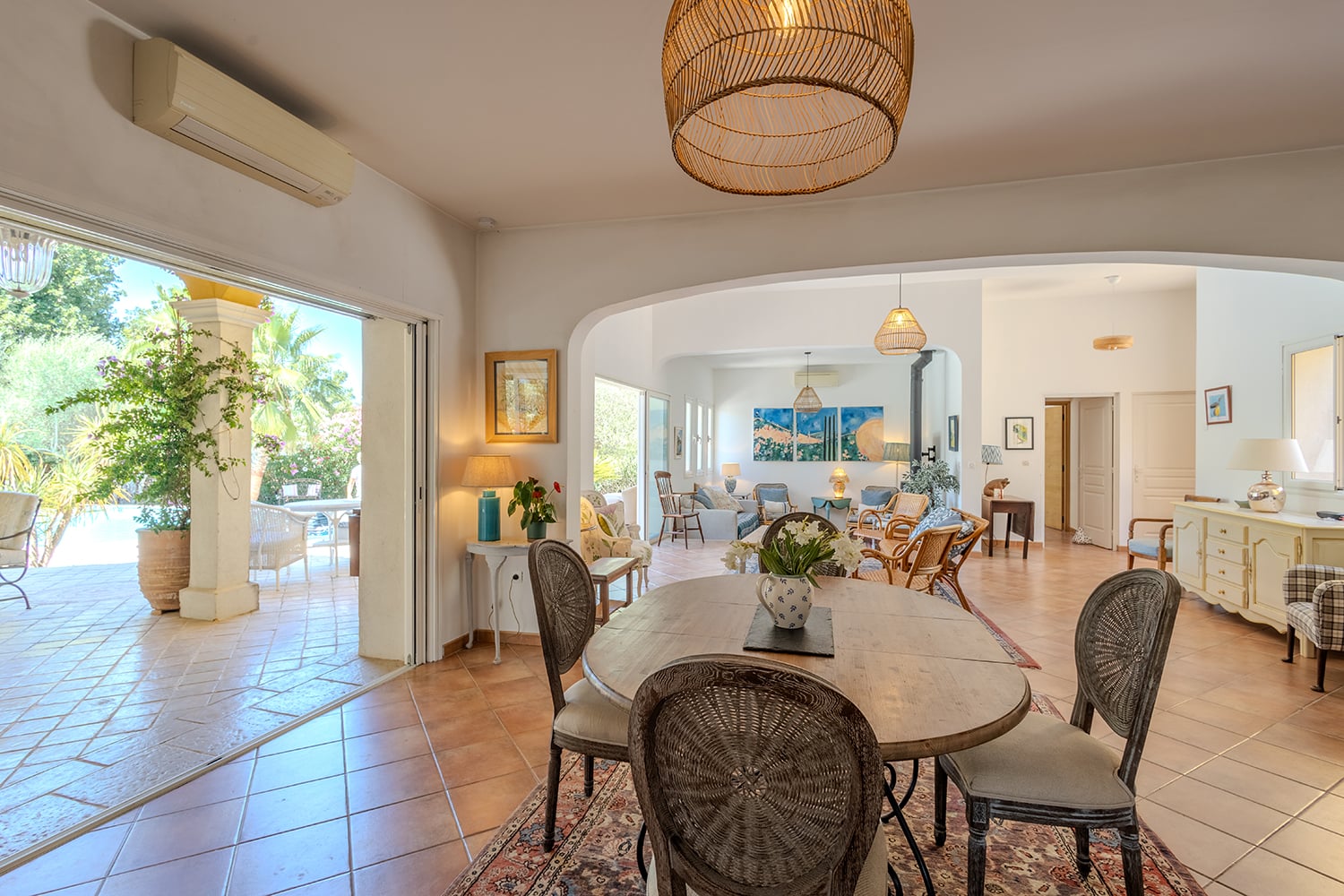 Dining room | Holiday villa in Fayence Dining room | Holiday villa in Fayence