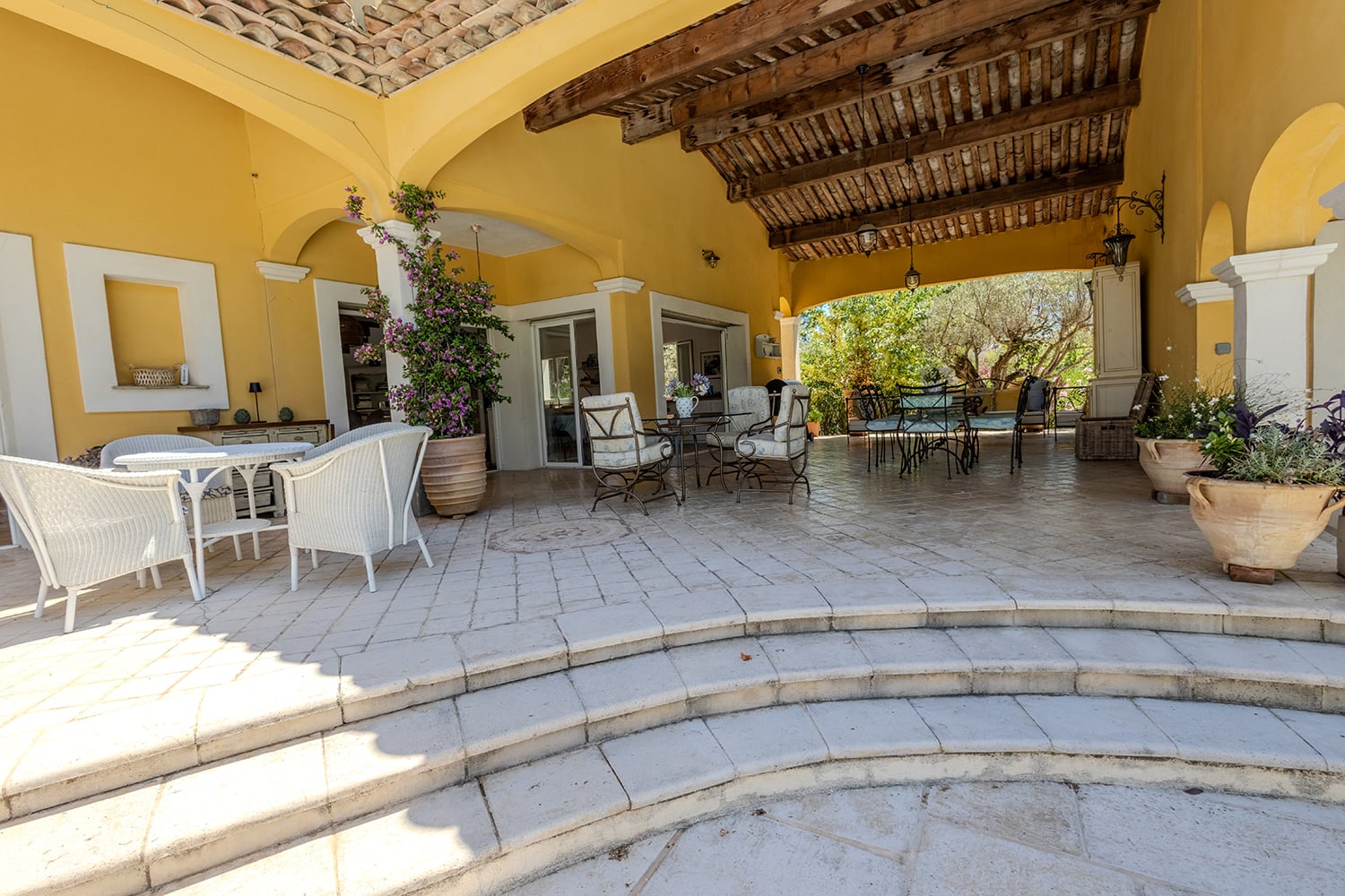 Shaded terrace Shaded terrace