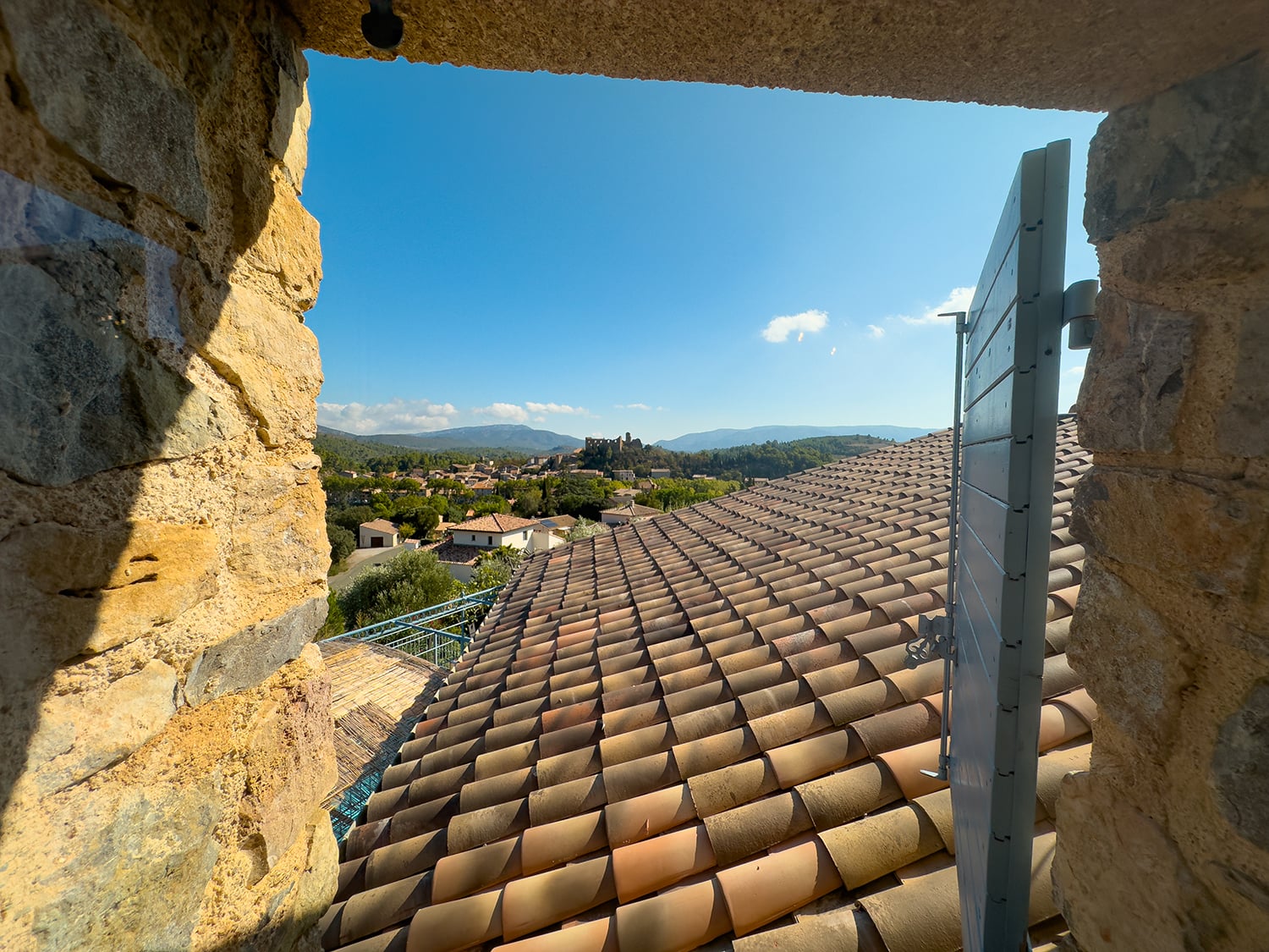 View from bedroom window