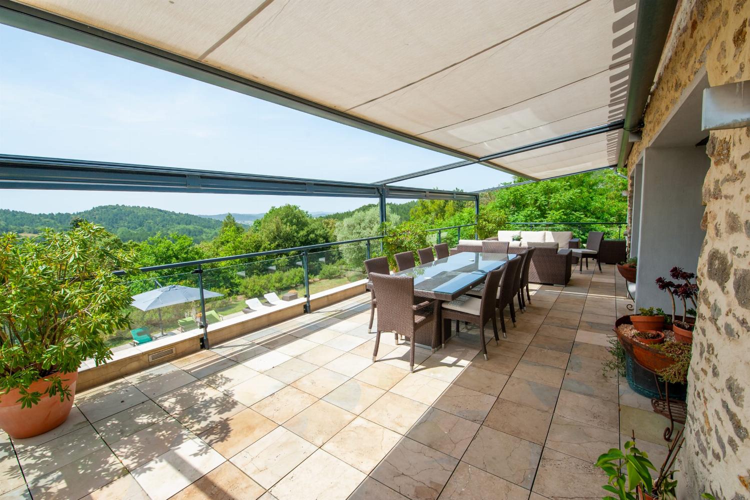 Shaded dining Terrace