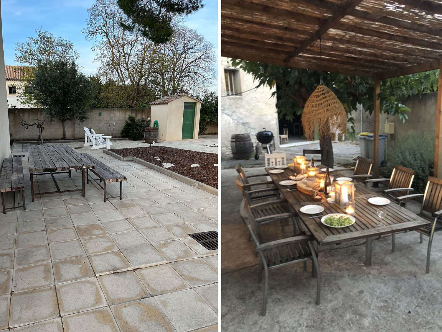 Dining terraces