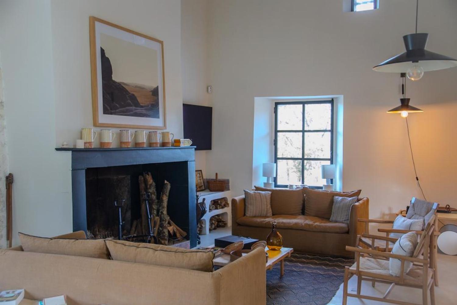 Living room | Holiday château in the Gers