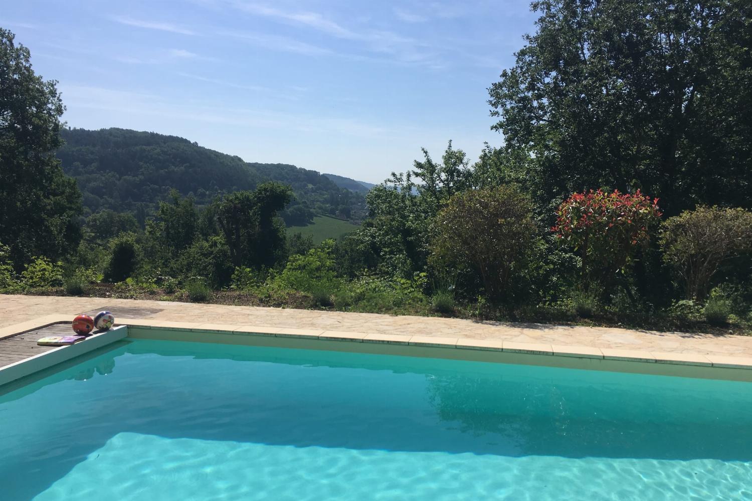 Private heated pool