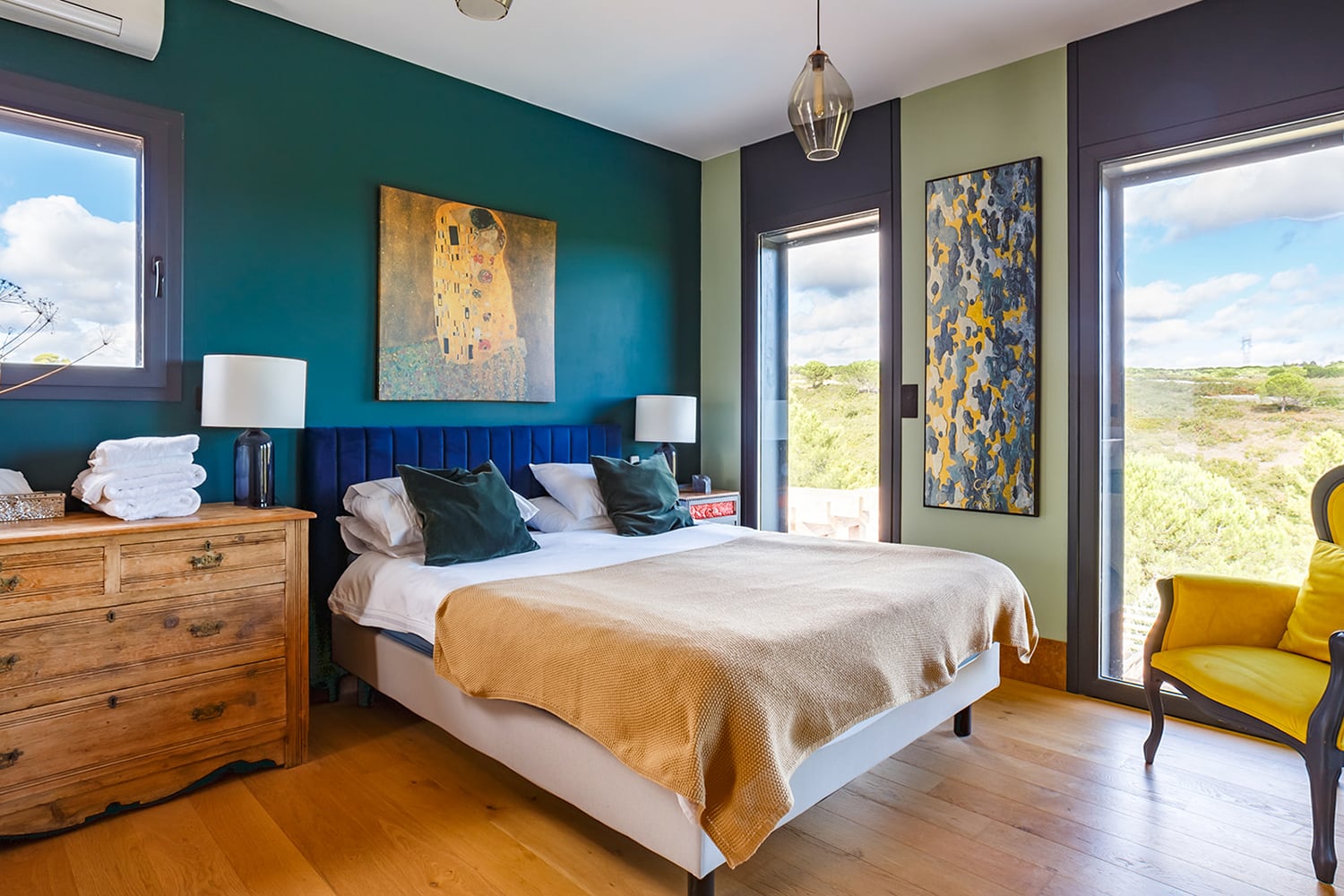 Bedroom | Holiday villa in Aragon