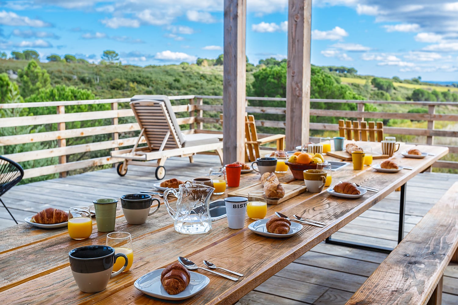 Dining terrace | Holiday villa in Aragon