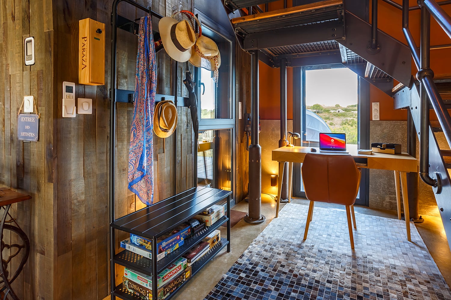 Office | Holiday villa in Aragon