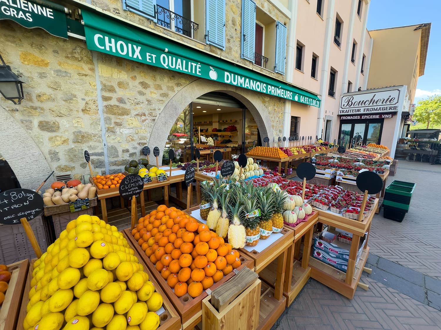 Local produce in Valbonne