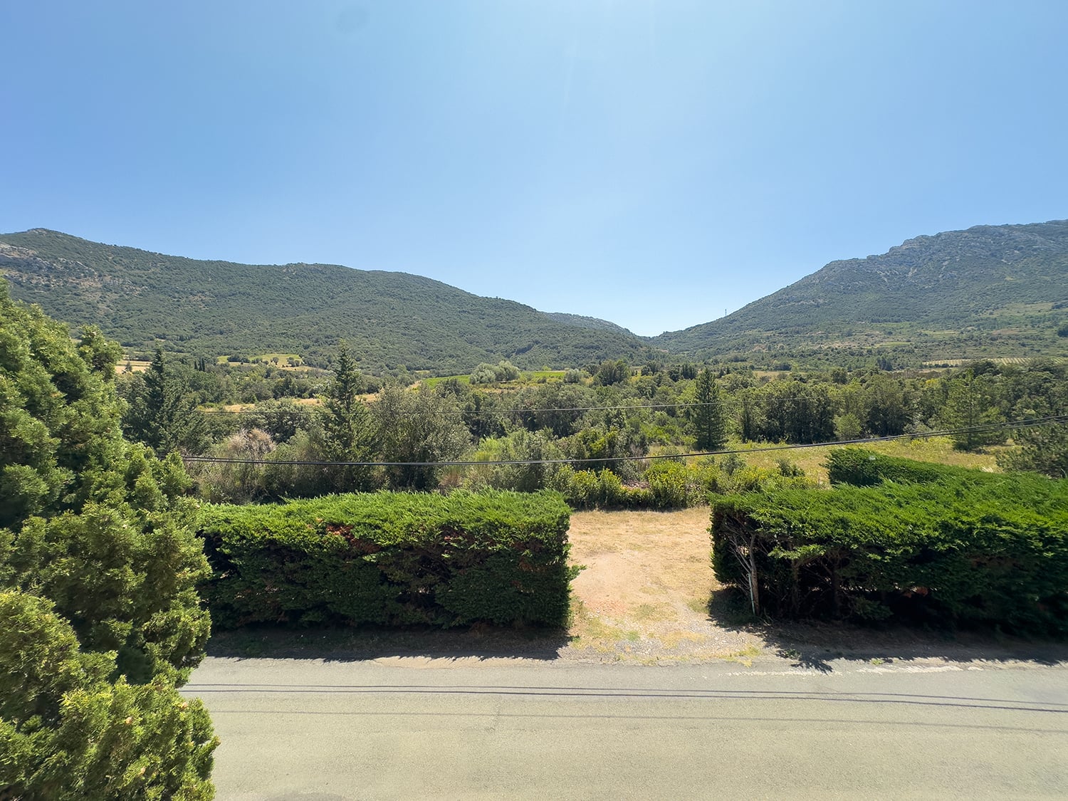 View from sitting room window