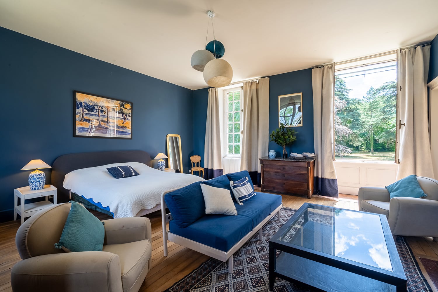Sitting room | Holiday château in Nouvelle-Aquitaine