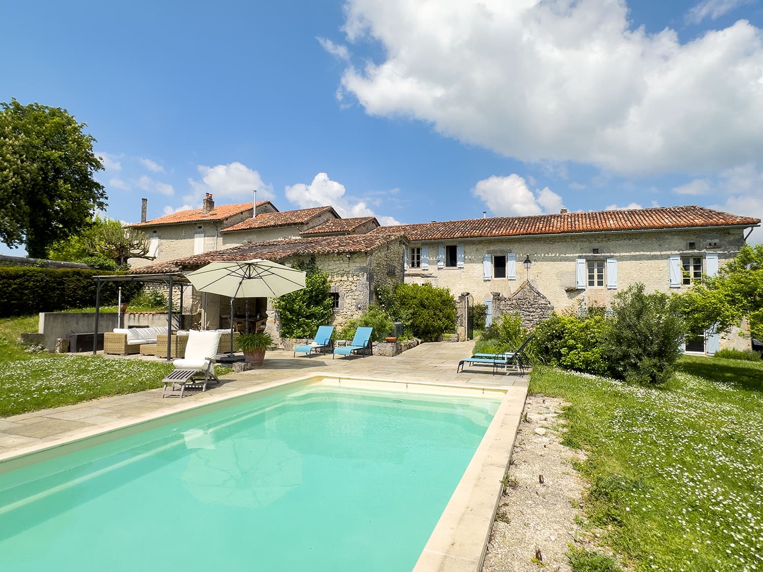 Maison de vacances en Nouvelle-Aquitaine avec Piscine privée chauffée