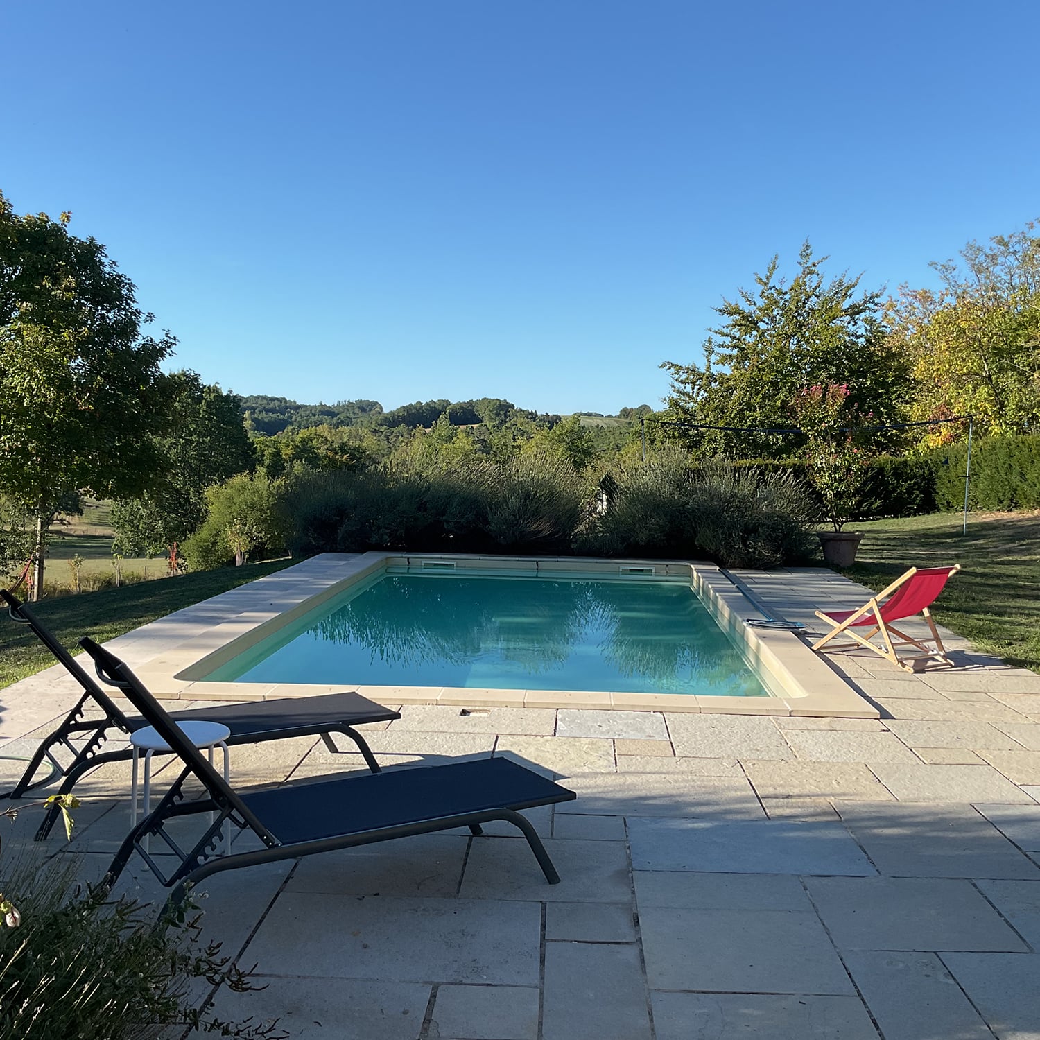 Private heated pool Private heated pool