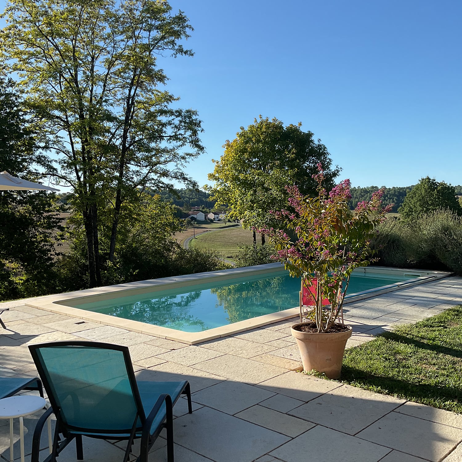 Private heated pool Private heated pool