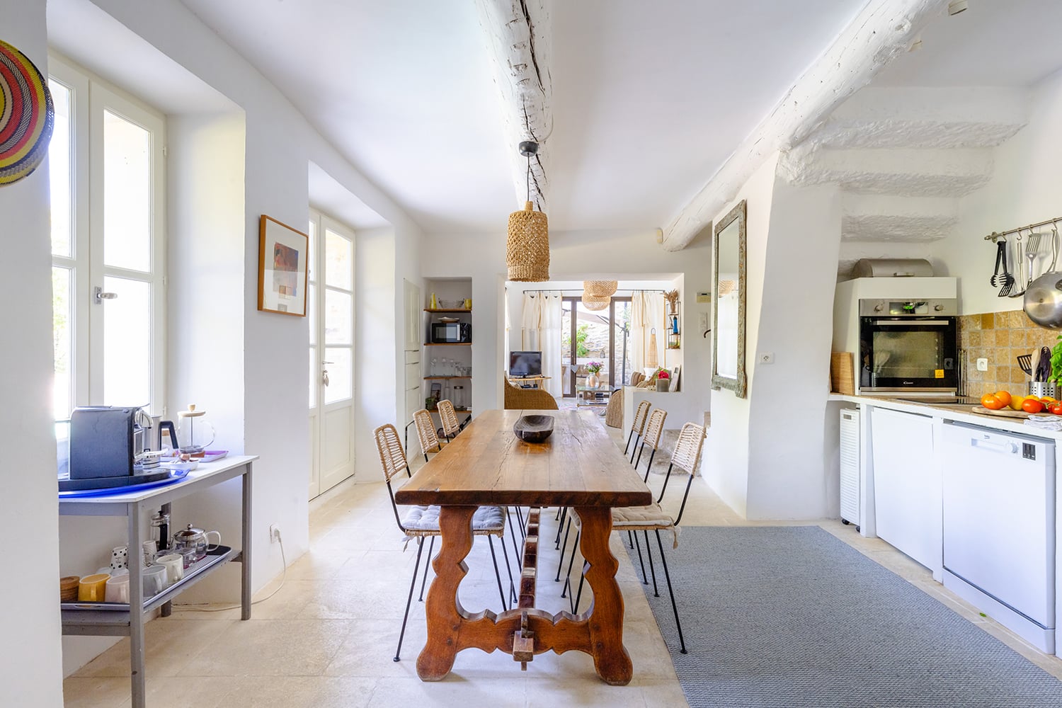 Dining room | Holiday cottage with private pool in Gordes