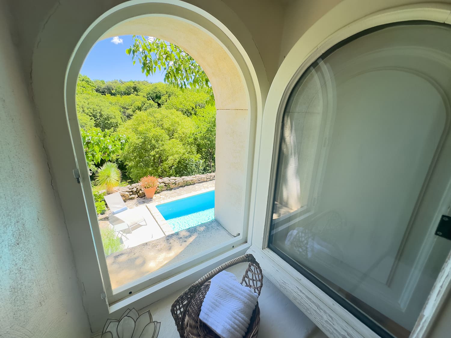 View from bathroom window