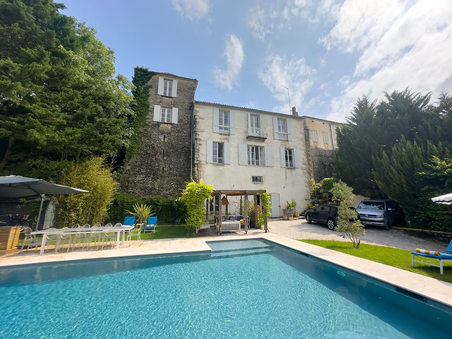 Holiday home in Duras with private heated pool