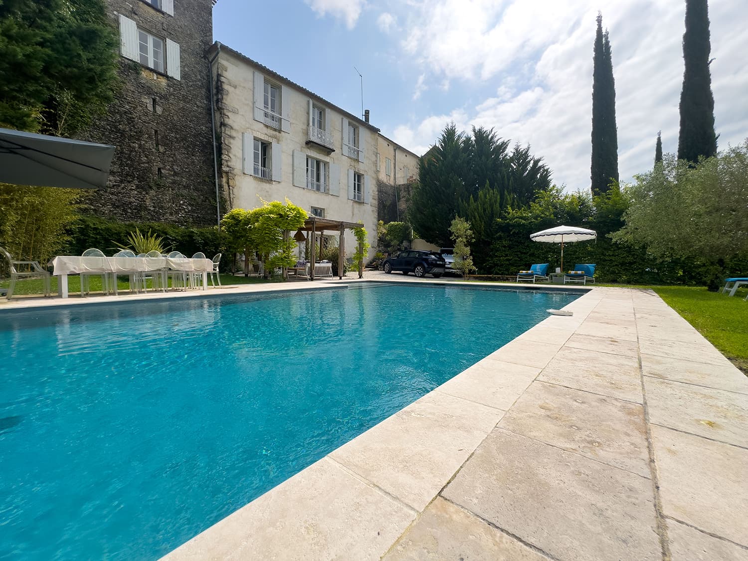 Holiday home in Duras with private heated pool