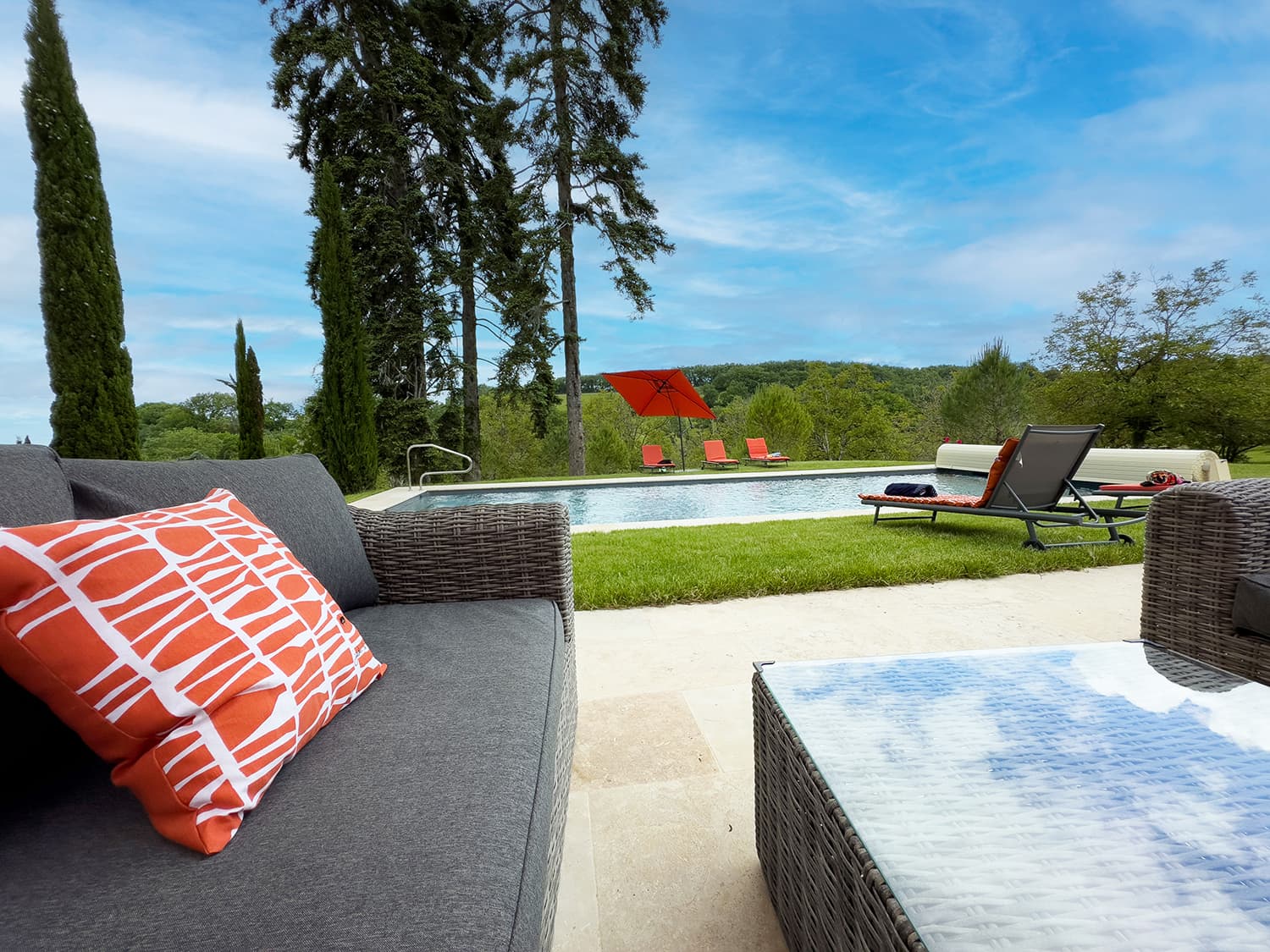 Private pool and terrace