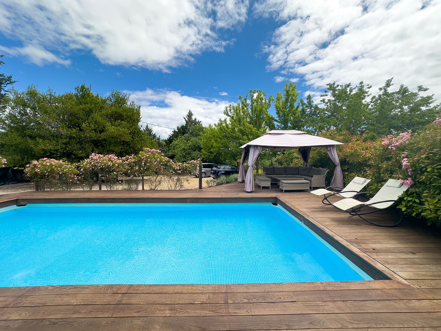 Private pool in Gard, South of France