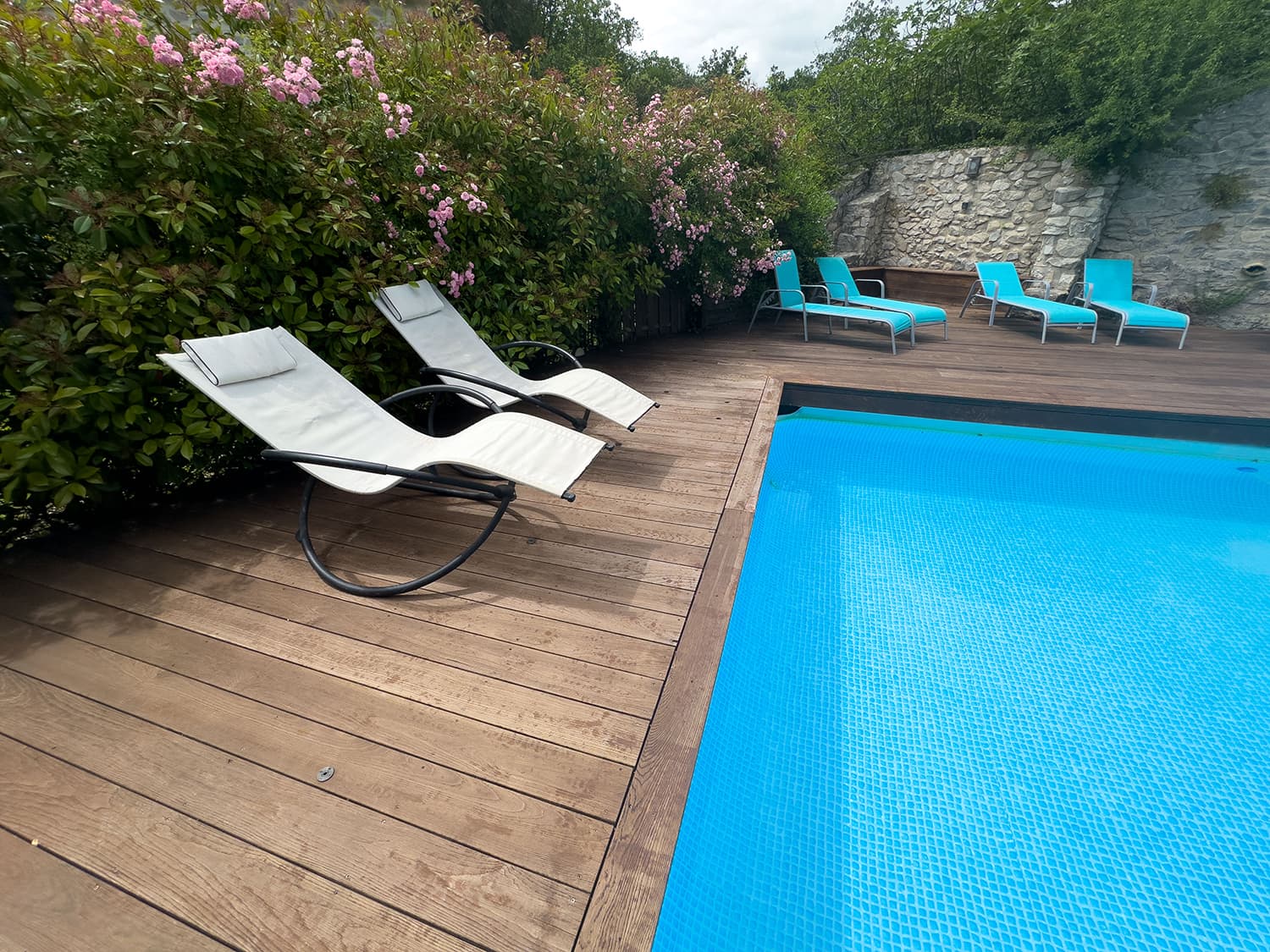 Private pool in Gard, South of France