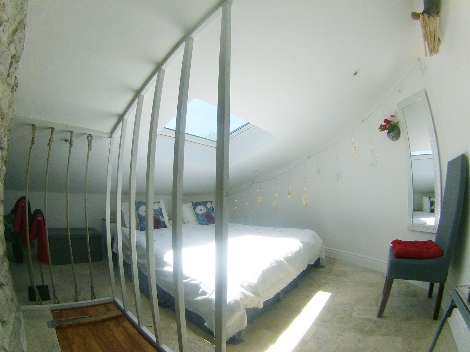 Bedroom | Holiday windmill in Nouvelle-Aquitaine