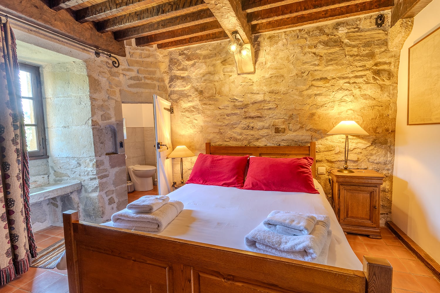 Bedroom | Vacation château in Castelreng