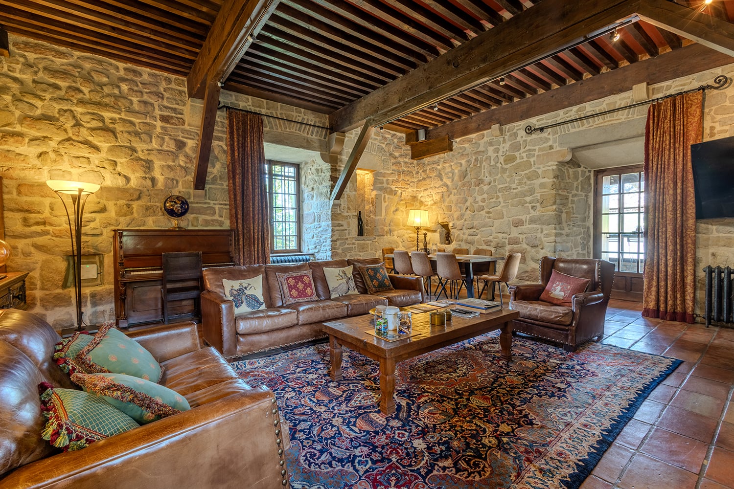 Sitting room | Vacation château in Castelreng