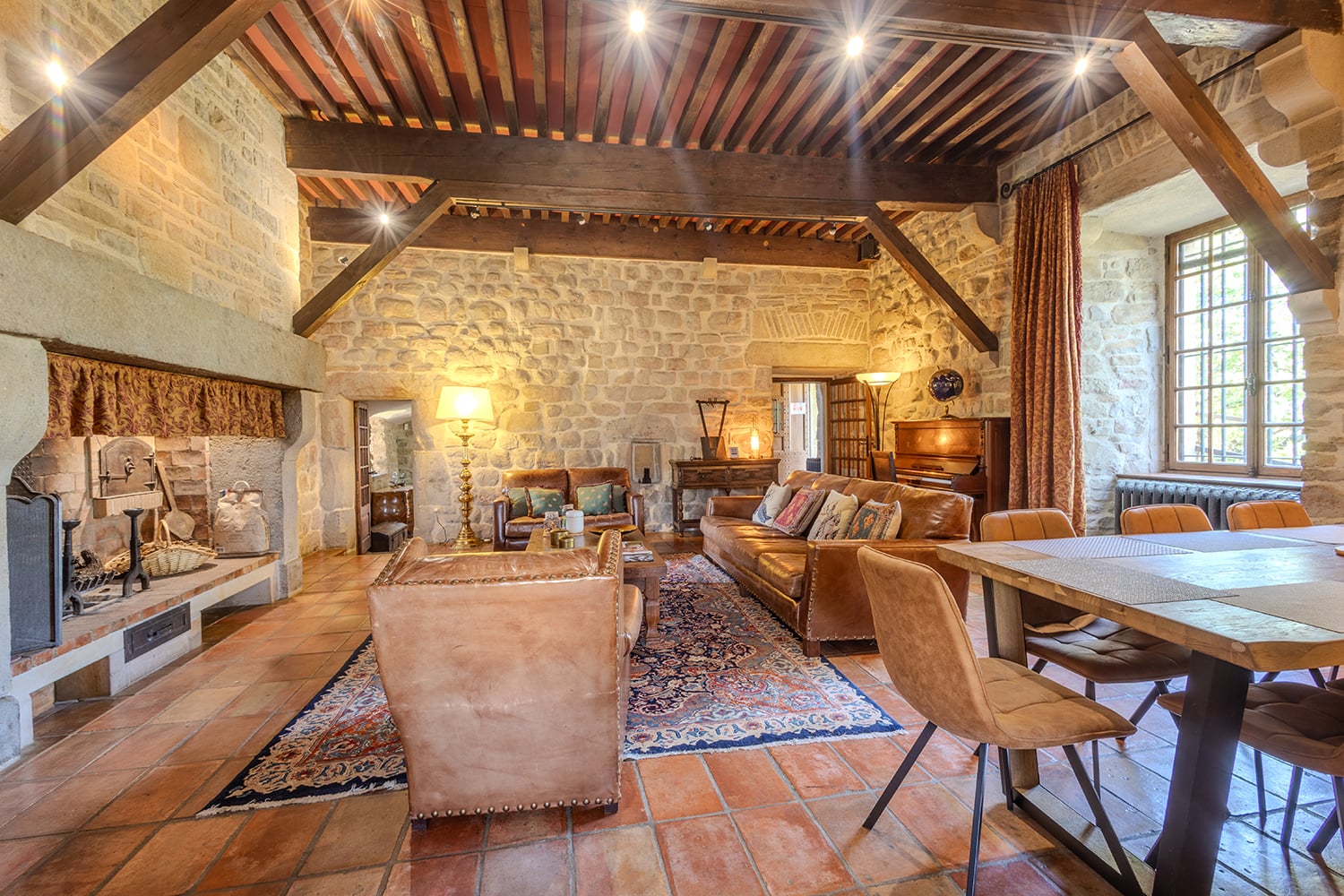 Sitting room | Vacation château in Castelreng