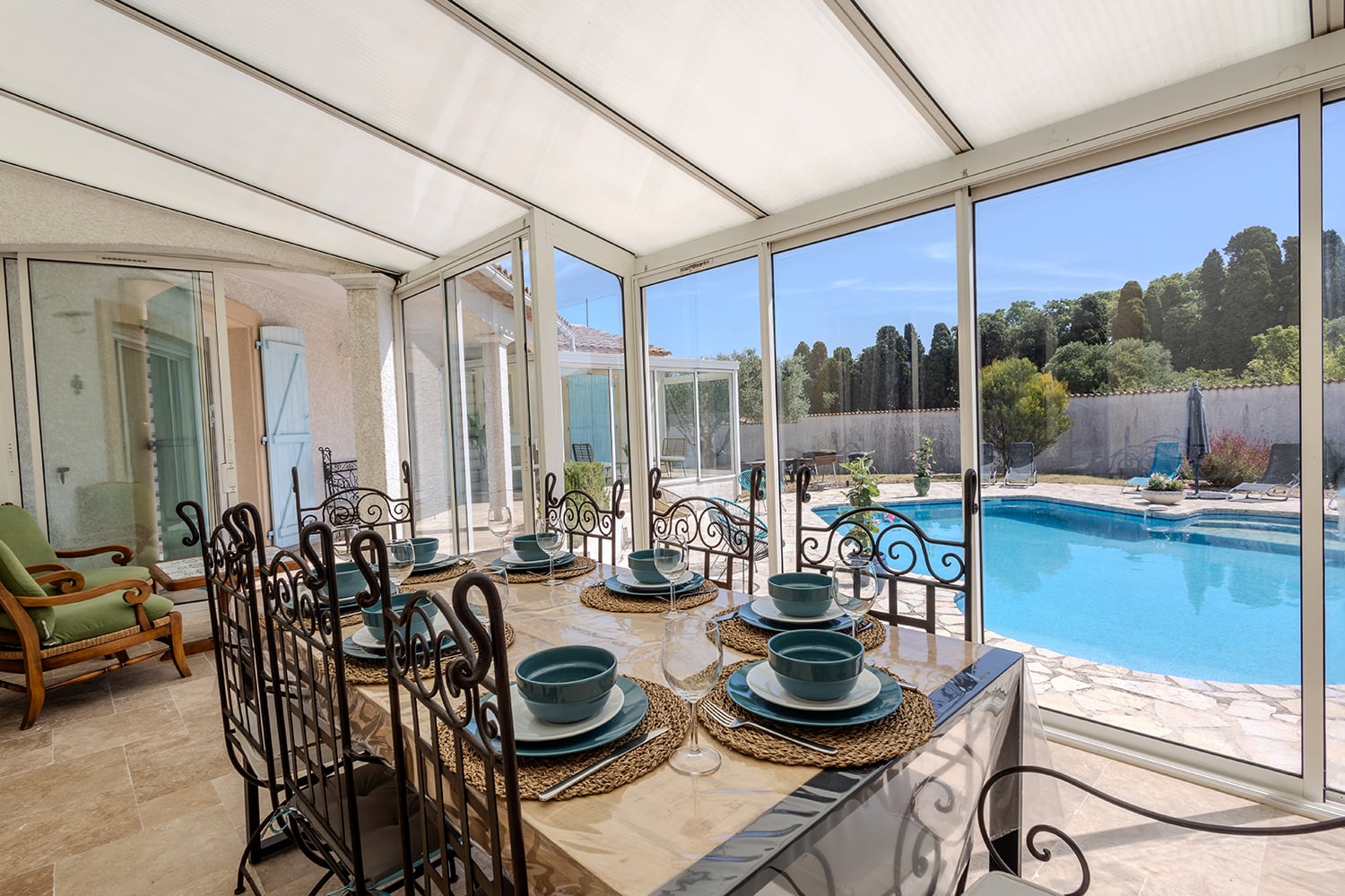Conservatory | Rental villa in Le Somail