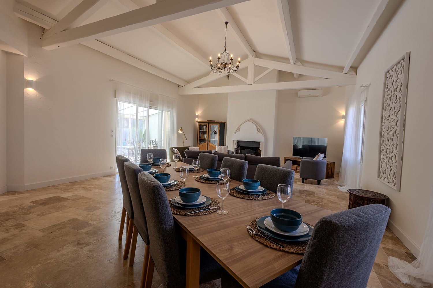 Dining room | Rental villa in Le Somail
