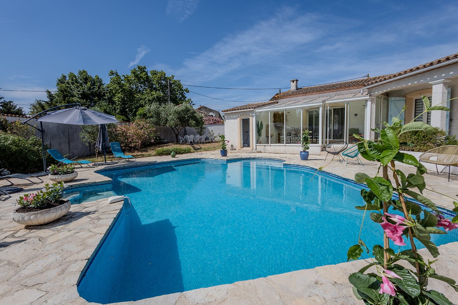Rental villa in Le Somail with private pool